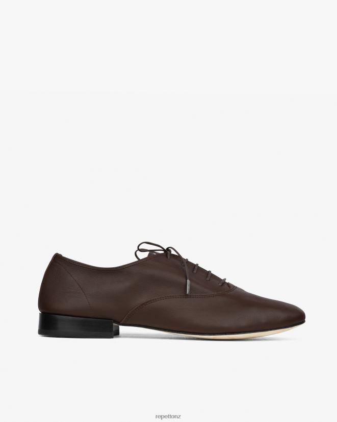 Repetto Men Zizi Oxford Shoe Ristretto Brown Footwear PDFBZN650