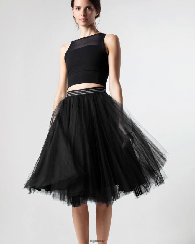 Repetto Women Tutu Skirt Black Clothing PDFBZN391