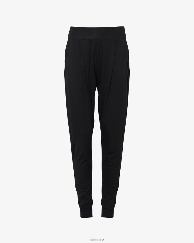 Repetto Women Harem Pants Black Clothing PDFBZN374