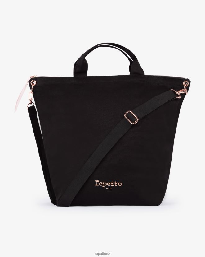 Repetto Women Step Crossbody Bag Black Accessories PDFBZN431