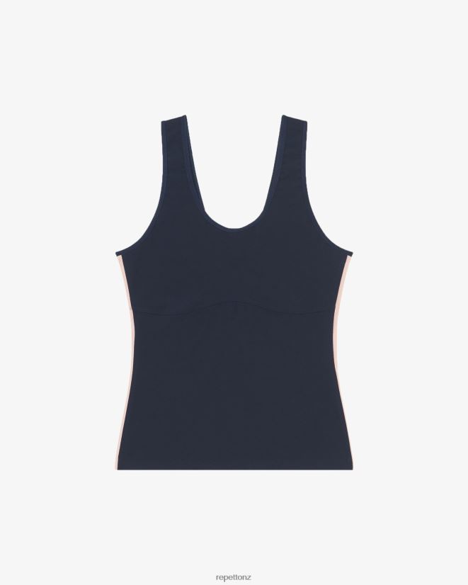 Repetto Women Expression Tank Top Midnight Blue Clothing PDFBZN321