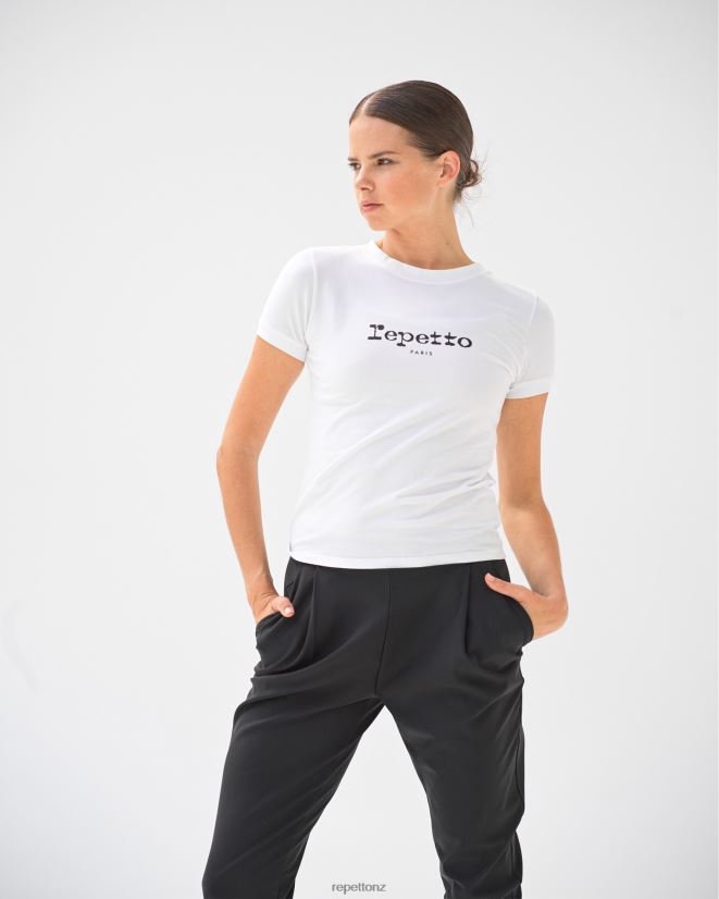 Repetto Women T-Shirt Black And White Clothing PDFBZN347