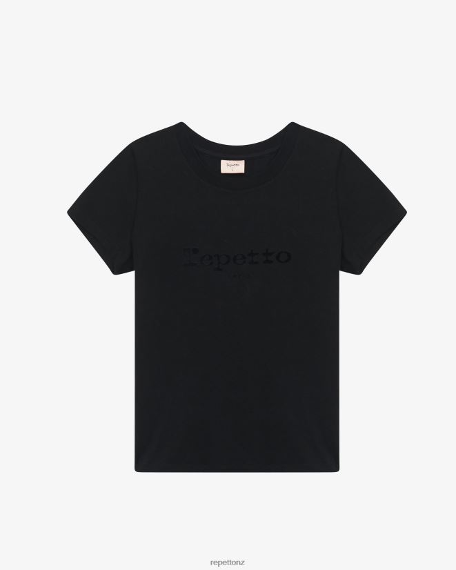 Repetto Women T-Shirt Black Clothing PDFBZN343