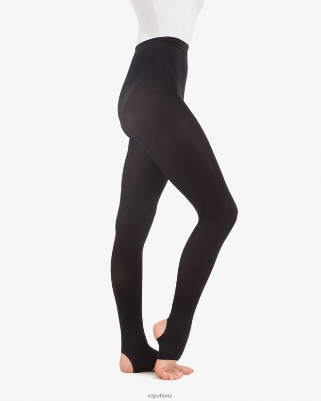 Repetto Women Stirrup Dance Tights Black Clothing PDFBZN618