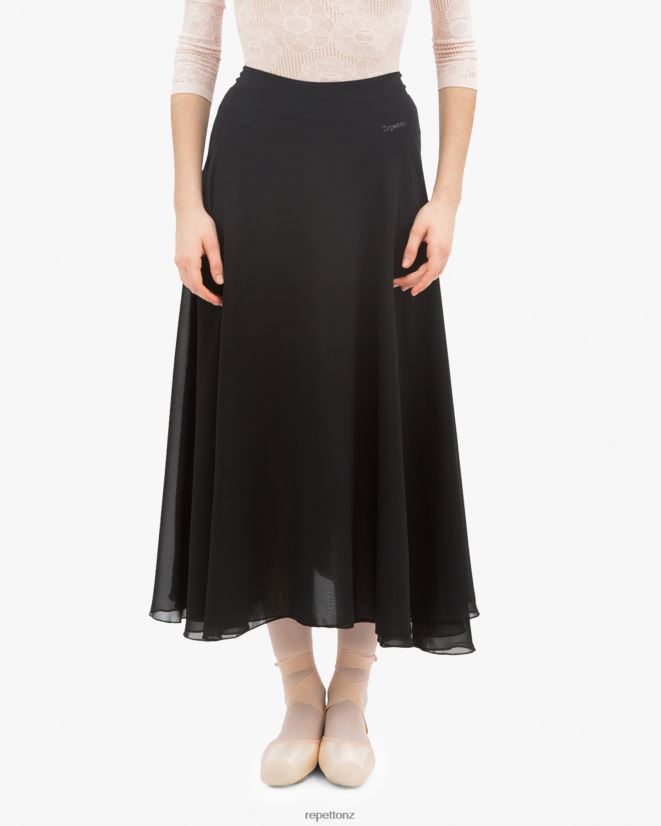 Repetto Women Reversible Rehearsal Skirt Black Clothing PDFBZN510