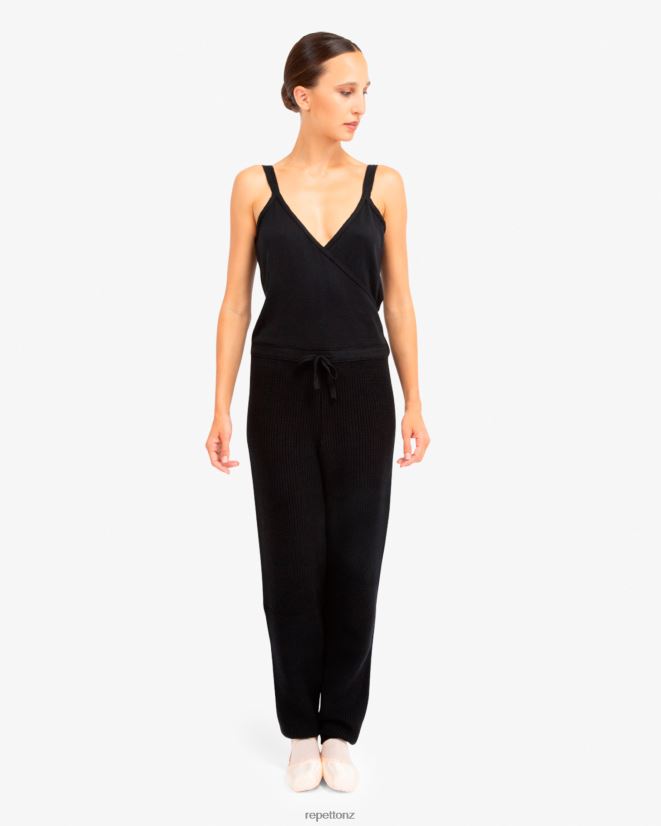 Repetto Women Warm-Up Jumpsuit Black Clothing PDFBZN532