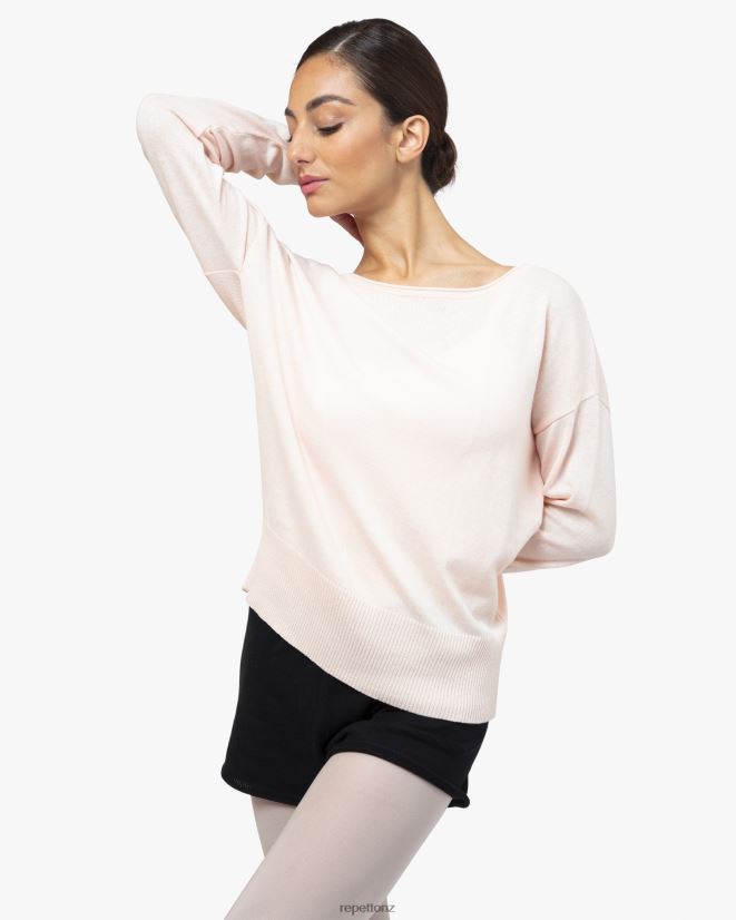 Repetto Women Warm-Up Pull Over Petal Pink Clothing PDFBZN517