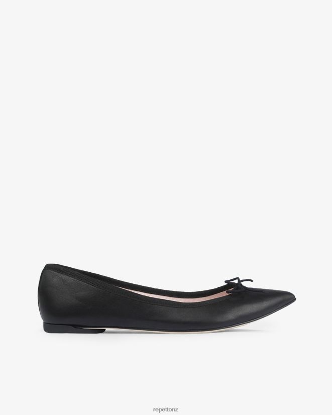 Repetto Women Brigitte Pointy Toe Ballerinas Black Footwear PDFBZN142