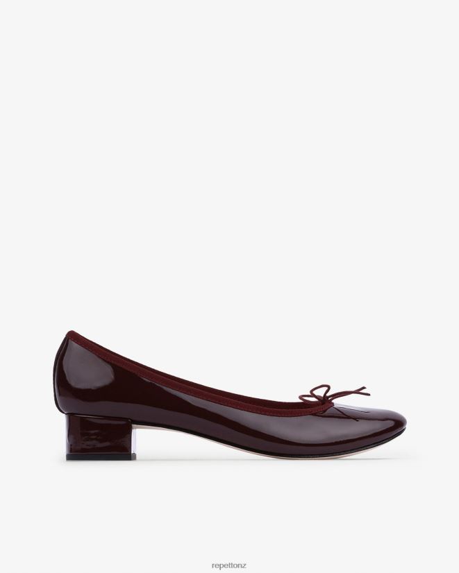 Repetto Women Camille Ballerinas Deep Wine Red Footwear PDFBZN33