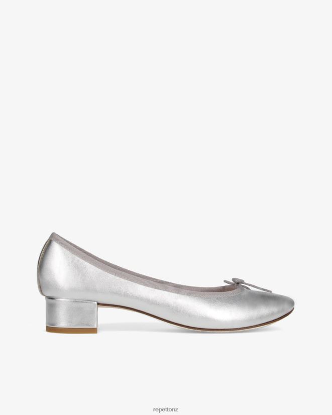 Repetto Women Camille Ballerinas Silver Footwear PDFBZN85