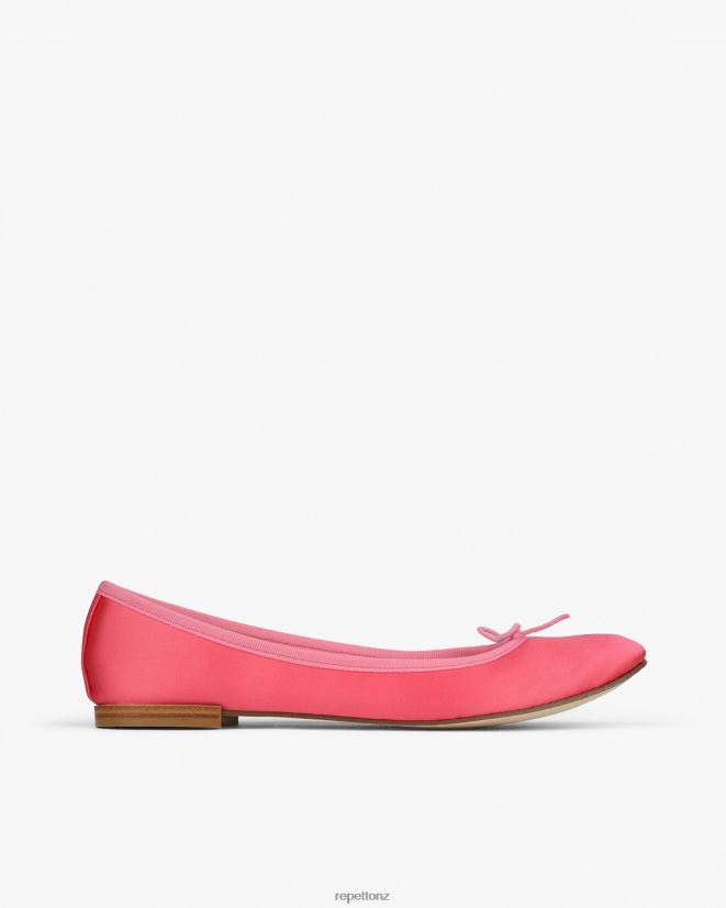 Repetto Women Cendrillon Ballerinas - Satin Party Pink Footwear PDFBZN41