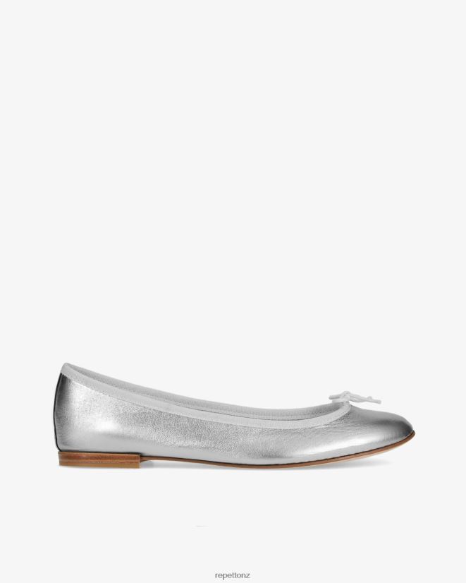 Repetto Women Cendrillon Ballerinas Silver Footwear PDFBZN94