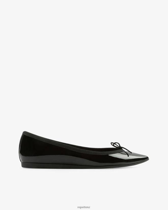 Repetto Women Junon Pointy Toe Ballerinas Black Footwear PDFBZN143