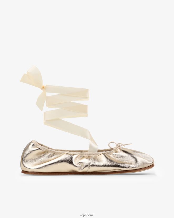 Repetto Women Sophia Ballerinas Light Gold Footwear PDFBZN48