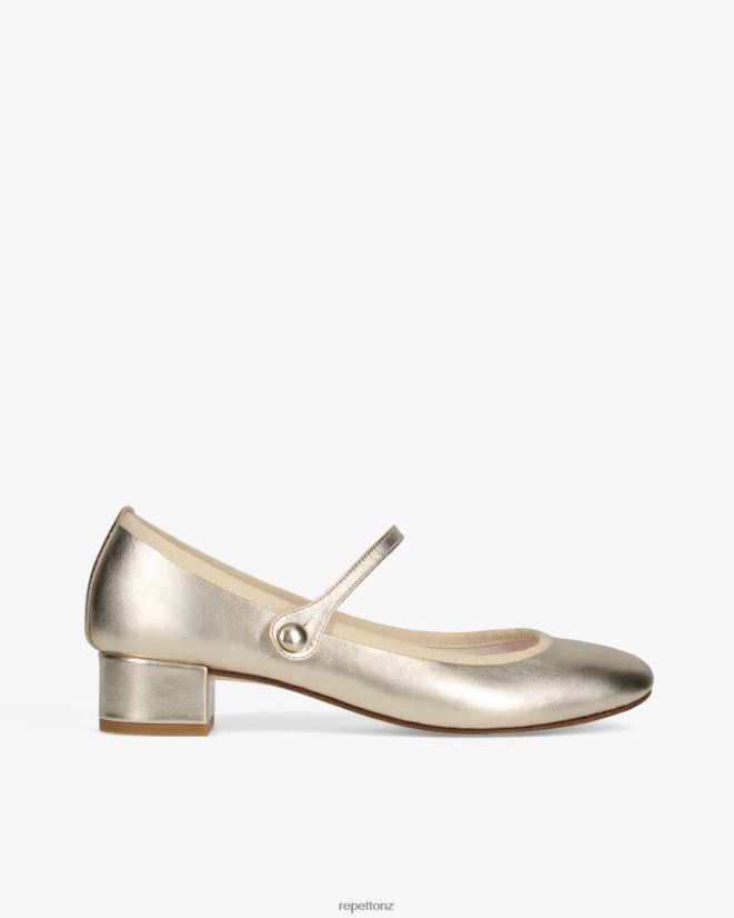 Repetto Women Rose Mary Janes Light Gold Footwear PDFBZN165