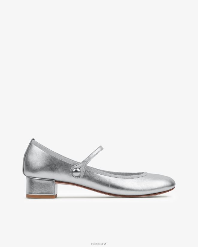 Repetto Women Rose Mary Janes Silver Footwear PDFBZN170