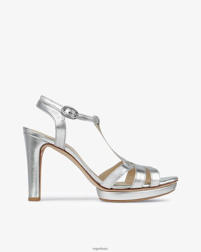 Repetto Women Bikini Sandals Silver Footwear PDFBZN242